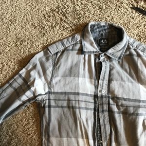 Armani Exchange Long Sleeve Button Up